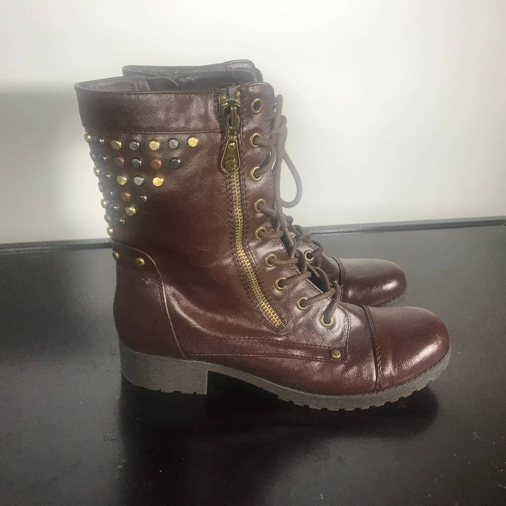 G by Guess Fashion Combat Boots. Nice!